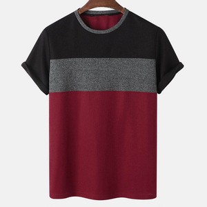 เสื้อยืดลำลองใส่สบายสำหรับฤดูร้อน ดีไซน์ใหม่ ราคาขายส่ง ผลิตจากผ้าฝ้าย 100% พร้อมโลโก้และดีไซน์ตามสั่ง AI-TS-43 - Product Image 1