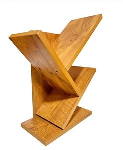Wooden <b>Tree</b> Shape Five-Tier Modern Non-Folding <b>Bookshelf</b> Storage Rack for Living Room - Product Image 4