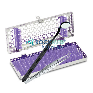 ROCKMED ARTE 2in1 กล่องใส่เครื่องมือสแตนเลสแบบอบฆ่าเชื้อได้สำหรับเครื่องมือทันตกรรม 5 ชิ้น สำหรับใช้งานทางทันตกรรมระดับมืออาชีพ ได้รับการรับรองมาตรฐาน CE ISO - Product Image 3