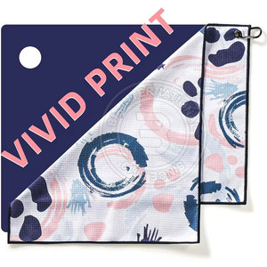 Toalla de golf ligera, fácil de plegar, de estructura duradera, para viajes y limpieza en deportes al aire libre. - Product Image 2