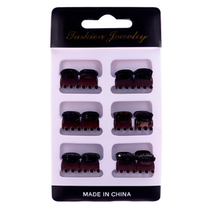 Fermagli per capelli alla moda, 10 pezzi, marrone, prodotti in Cina - Product Image 2