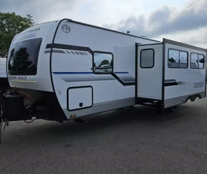 Vente en gros de caravanes abordables 2024 2023 2022 Camper Forest River Alpha Wolf 26DBH-L, caravanes de voyage - Product Image 4