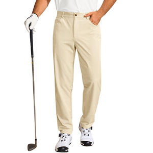 Pantalones de Golf Personalizados para Hombre, Casuales, de Cintura Elástica, Secado Rápido, Ligeros, para Exteriores, con Bolsillos, Resistentes al Agua - Product Image 1