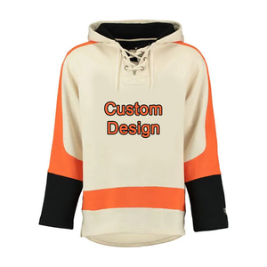 Sudadera con Capucha de Hockey sobre Hielo de Alta Calidad, Impresión Frontal Personalizada, 100% Poliéster, Transpirable, de Secado Rápido, Antibacteriana, Unisex para Adultos, Servicio OEM - Product Image 5