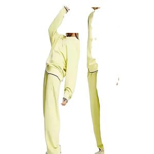 Chándales de poliéster 100% de Pakistán, chándal de dos piezas de algodón y poliéster con logotipo personalizado de alta calidad para hombre, chándal de Color sólido - Product Image 3