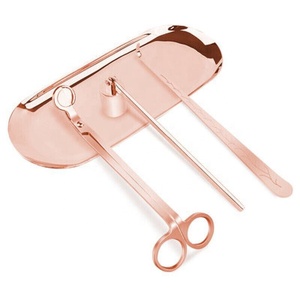 Wholesale <b>Candle</b> <b>Wick</b> Cutter <b>Trimmers</b> Matte Black Tool Snuffer Scissors and Dipper Kit Set <b>Candle</b> Accessory Set by UAMED LTD - Product Image 3