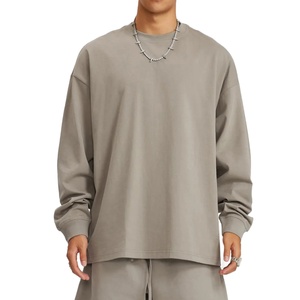 Sweat-shirt unisexe délavé à l'acide, style vintage, coupe oversize, col rond, streetwear, logo personnalisé, fournisseur en gros OEM - Product Image 1