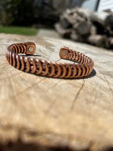 Copper Magnetic Therapy <b>Bracelet</b> Solid Magnetic <b>Adjustable</b> <b>Bracelet</b> Men Women Unisex Copper Jewelry Gift for Husband - Product Image 5