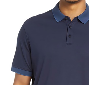 เสื้อเชิ้ตผู้ชายพรีเมียม ผ้าแคนวาสคอตตอน 100% แขนสั้น คอวี เป็นมิตรกับสิ่งแวดล้อม ระบายอากาศได้ดี ยืดหยุ่น ใช้งานได้หลากหลาย สไตล์ลำลอง แบบเรียบๆ  สั่งทำได้ - Product Image 3