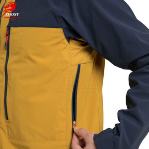 Wind Resistant Outdoor <b>Soft</b> <b>Shell</b> <b>Jackets</b> With Flexible Material <b>Soft</b> Inner Layer Lightweight Design Custom Sizes - Product Image 6