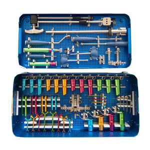 Juego de Retractores Tubulares, Sistema de Instrumentos Quirúrgicos para Cirugía Ortopédica Mínimamente Invasiva de Columna Vertebral y Cirugía de Disco Lumbar - Product Image 1