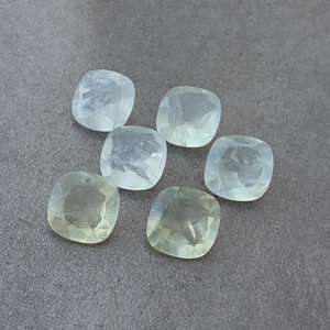 Piedra Preciosa de Prehnita Natural de Calidad AAA+, Corte Facetado, Calibrada, Forma Cuadrada Cojín, Venta al Por Mayor - Product Image 4