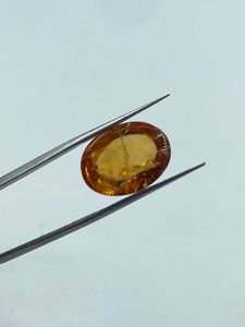 พลอยซิทรินสีเหลืองทองธรรมชาติ รูปไข่ น้ำหนัก 15.00 กะรัต ขนาด 14x18.80 มม. สำหรับทำเครื่องประดับ R.K. GEMS & JEWELLERY - Product Image 2