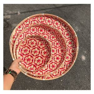 Cesta de Bambú Ecológica para Colgar, Bandejas de Almacenamiento de Vajilla para Cocina, Precio Bajo al por Mayor para Exportación - Product Image 2