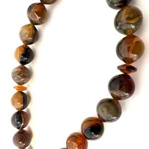 Chapelet islamique artisanal en corne naturelle, perles de prière en corne de buffle 33/100, Misbaha, artisanat traditionnel naturel - Product Image 2