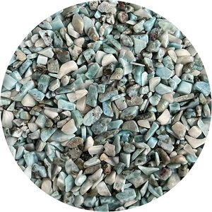Vente en gros de cristaux de larimar polis et gravés de 3-5 mm, graviers de pierres de guérison en vrac, vert, pour la décoration de la maison et les fêtes chez Amayra Crystals - Product Image 6