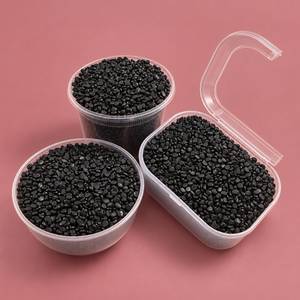 Granulés de plastique de qualité supérieure à prix avantageux pour la fabrication par extrusion en Malaisie, couleur noire - Product Image 1