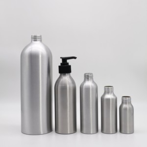 ขวดอลูมิเนียมพรีเมียมขนาด 100-1000 มล. สำหรับบรรจุภัณฑ์เครื่องสำอาง แชมพู ครีมนวดผม ของเหลว ฝาเกลียวแบบ ROPP บรรจุภัณฑ์สีเขียว ขายส่ง - Product Image 6