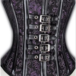 Corsets Vintage pour Femmes, Sexy, Sculptants, Respirants, Modernes, en Brocart, pour Grandes Tailles - Product Image 1