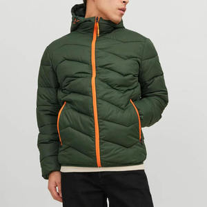 2024 New Arrival Men's Custom Designed Puffer <b>Jacket</b> High Quality Waterproof Material Long Casual Zipper Breathable Reversible - Product Image 2