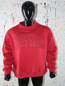 Sudadera con cuello alto JESUS SAVES para hombre - Product Image 3