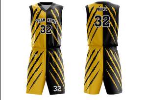 ชุดบาสเก็ตบอลเครื่องแบบบาสเก็ตบอลชุดบาสเก็ตบอลความยาวปกติพิมพ์ลายออกแบบได้ตามต้องการล่าสุด - Product Image 4