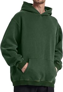 Sudadera con capucha de moda con efecto deslavado, hombros caídos, estilo oversize, streetwear - Product Image 4