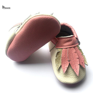 Zapatos de cuero para bebé, suela suave, zapatos para primeros pasos, antideslizantes, cómodos, ligeros, transpirables, uso diario para niños - Product Image 2