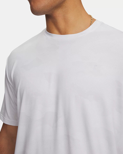 T-shirt blanc à col roulé et manches courtes, style hip-hop, coupe classique, logo imprimé sur le devant, motif dessin animé, respirant, 100 % coton, pour homme, idéal pour la gym - Product Image 3