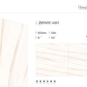 Azulejos de porcelana súper blancos premium brillantes, tamaño 800x1600, 1200x1800, 750x1500 mm, baldosas de gran formato para diseño de casas modernas - Product Image 1