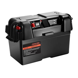 Scatola Batteria Motore Elettrico da Traina Gruppo 24/27, Contenitore Intelligente per Batterie Marine 12V/24V in PP con Doppie Cinghie per Scatole e Supporti Batterie - Product Image 3
