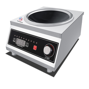 5000W Elektrischer Kommerzieller Konkaver Induktions-Wok-Herd Hochleistungs-Einzelbrenner für Gastronomie-Küchen PXKITCHEN EU - Product Image 1