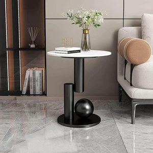 Innovative Style <b>Table</b> Luxury Furniture <b>Marble</b> <b>Top</b> Round <b>Side</b> <b>Table</b> for Living Room, Hotel, Office Home Designer Corner <b>Table</b> - Product Image 1