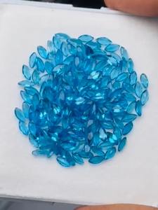 Lote de piedras preciosas de apatita neón natural excepcionales, talla Marquise, calidad AAA, con un brillo superior y un color agradable, corte perfecto. - Product Image 3