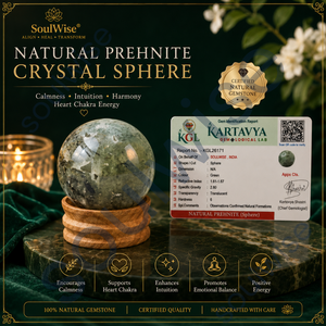 Esfera de Cristal Fantasma Verde Natural Tallada a Mano y Pulida con Base de Madera para Decoración del Hogar Feng Shui, Regalo - Product Image 4