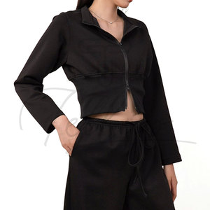 Chaquetas cortas para mujer más a la moda del 2024 con mangas largas, chaquetas cortas para mujer en venta - Product Image 6