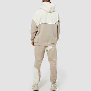 Men Multicolor Tracksuit Mens Hoodie Wholesale Custom Designers Casual <b>Colour</b> <b>Block</b> Tracksuit - Product Image 2