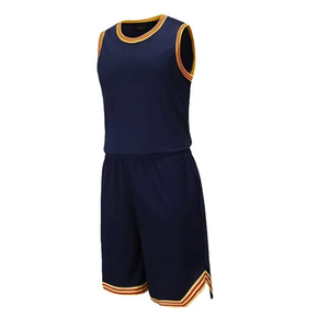 Nouvel arrivage : Ensemble uniforme de basketball pour homme – Maillot et short respirants à séchage rapide en tissu polyester pour le sport et les matchs d'équipe - Product Image 2