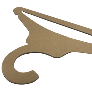 Eco Friendly Recyclable Paper Pulp <b>Thick</b> or Thin Customize Biodegradable Paper <b>Cardboard</b> Cloth Coat Hanger - Product Image 2