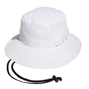 Chapeaux seau unisexes décontractés en nylon et fausse fourrure de haute qualité avec logo en cuir pour le printemps, l'été et l'automne - Product Image 3