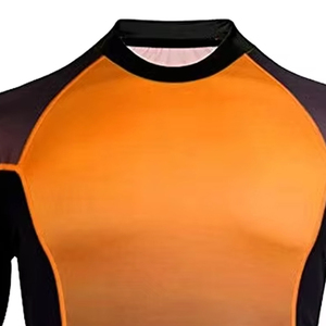 Camiseta de compresión personalizada por sublimación, ligera y elástica, para fitness, gimnasio y deportes, protección solar de verano con detección de agujas - Product Image 2