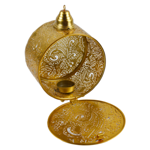 Porte-bougie en fer argenté en forme de feuilles, créatif, écologique, durable, résistant à la chaleur, pour salon et table à manger - Product Image 6
