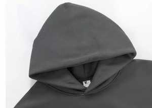 Sudadera con Capucha Oversize para Hombre, Estilo Color Block, Algodón French Terry, Casual, con Bolsillo, Manga Regular, Tejido Digital, Estilo Invernal - Product Image 2