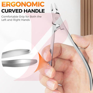 Ergonomic Design Cuticle Nipper Stainless Steel Sharp <b>Edge</b> Nail Grooming <b>Cutter</b> for Professional Beauty Salon - Product Image 6