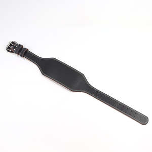 Ceintures en cuir véritable avec logo personnalisé et rembourrage pour squats et entraînements de musculation intensifs, hommes et femmes - Product Image 1