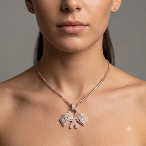 Pendentifs personnalisés géométriques plaqués or en argent sterling 925 avec moissanite, tendance, unisexe, de luxe, style hip-hop, pour rappeurs et soirées - Product Image 2