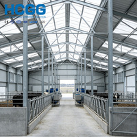 Staalconstructie opslaggebouw voor magazijn, werkplaats, boerderij, kippenhok, graan- en fruitopslag met modern design