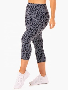 Leggings Capri de Yoga Tricotés Respirants à Taille Haute pour Femmes, Sexy, Moulants, pour le Sport et la Gym - Product Image 2