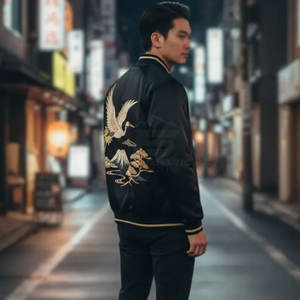 Chaqueta Sukajan de Diseño Personalizado, Proveedor Mayorista Profesional de Souvenirs, con Costuras Premium y Detalladas - Product Image 4