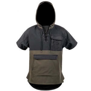 Men's Short Sleeve Tactical Hunting <b>Jacket</b> <b>Waterproof</b> Outdoor Softshell Pullover Hoodie Hiking Training Style Wear - Product Image 1